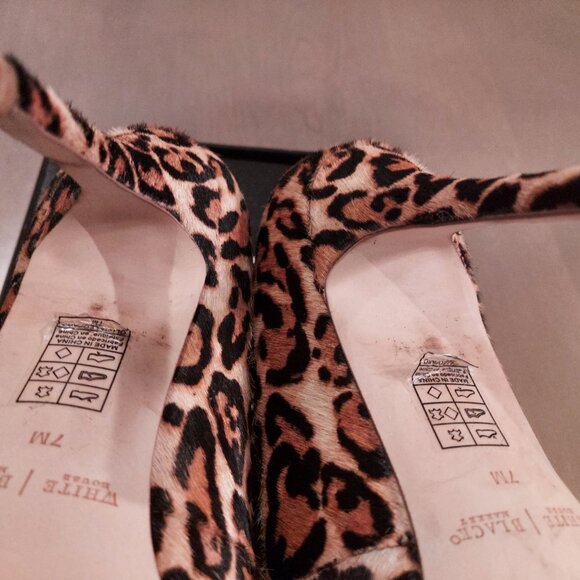White House Black Market Olivia Leopard Heel - Picture 5 of 11